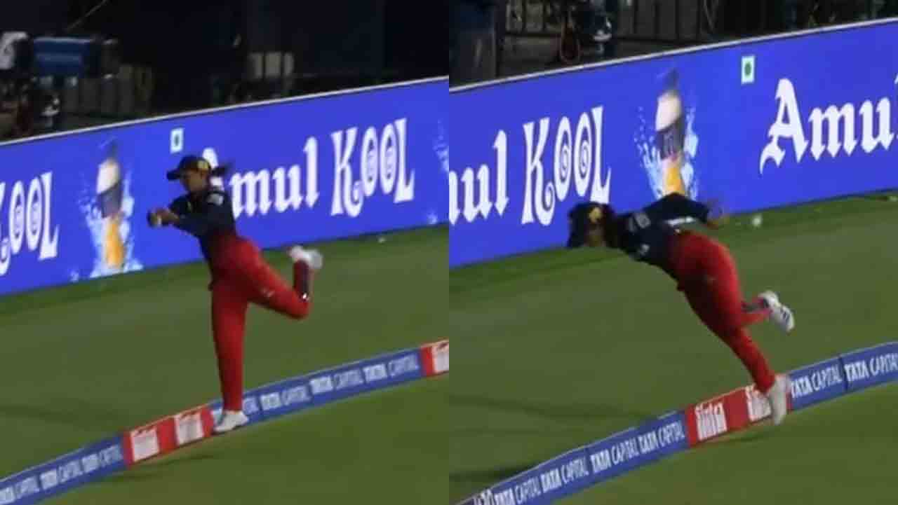 WPL 2024 | గాల్లోకి ఎగిరి సిక్సర్ను అడ్డుకుంది.. షాక్ తిన్న ముంబై ఓపెనర్.. వీడియో