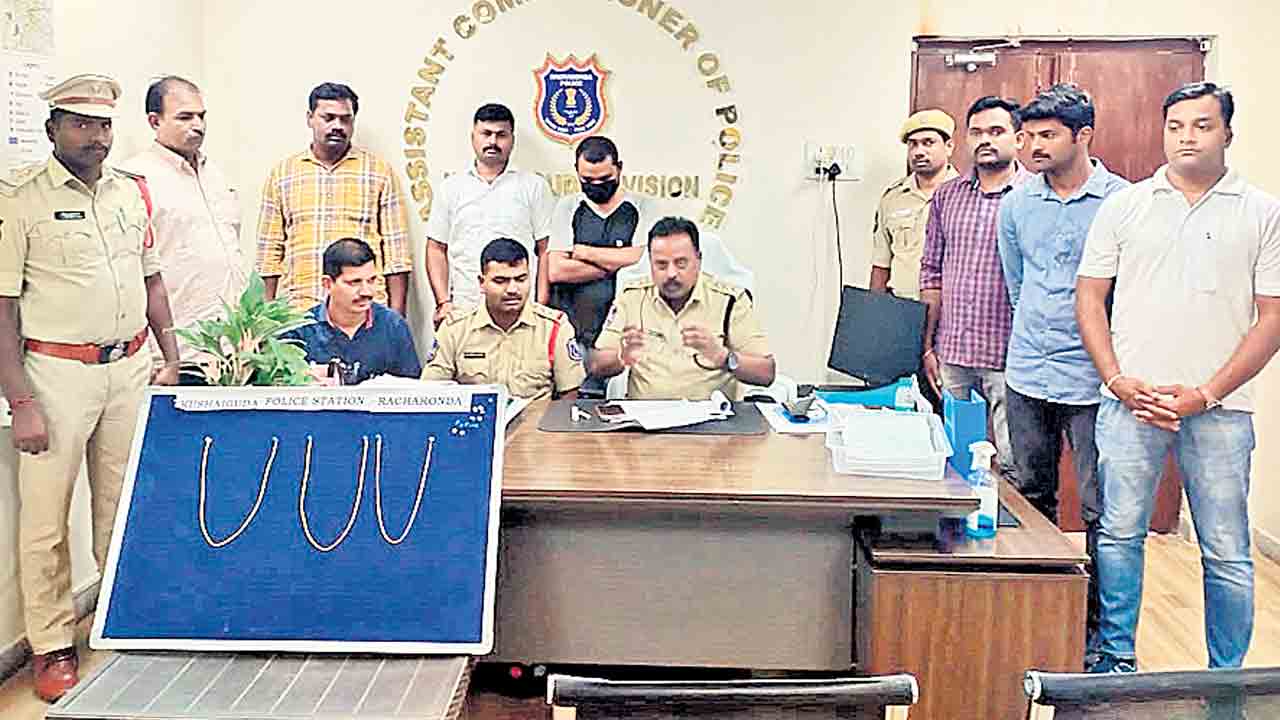 చైన్‌ స్నాచర్‌ అరెస్టు