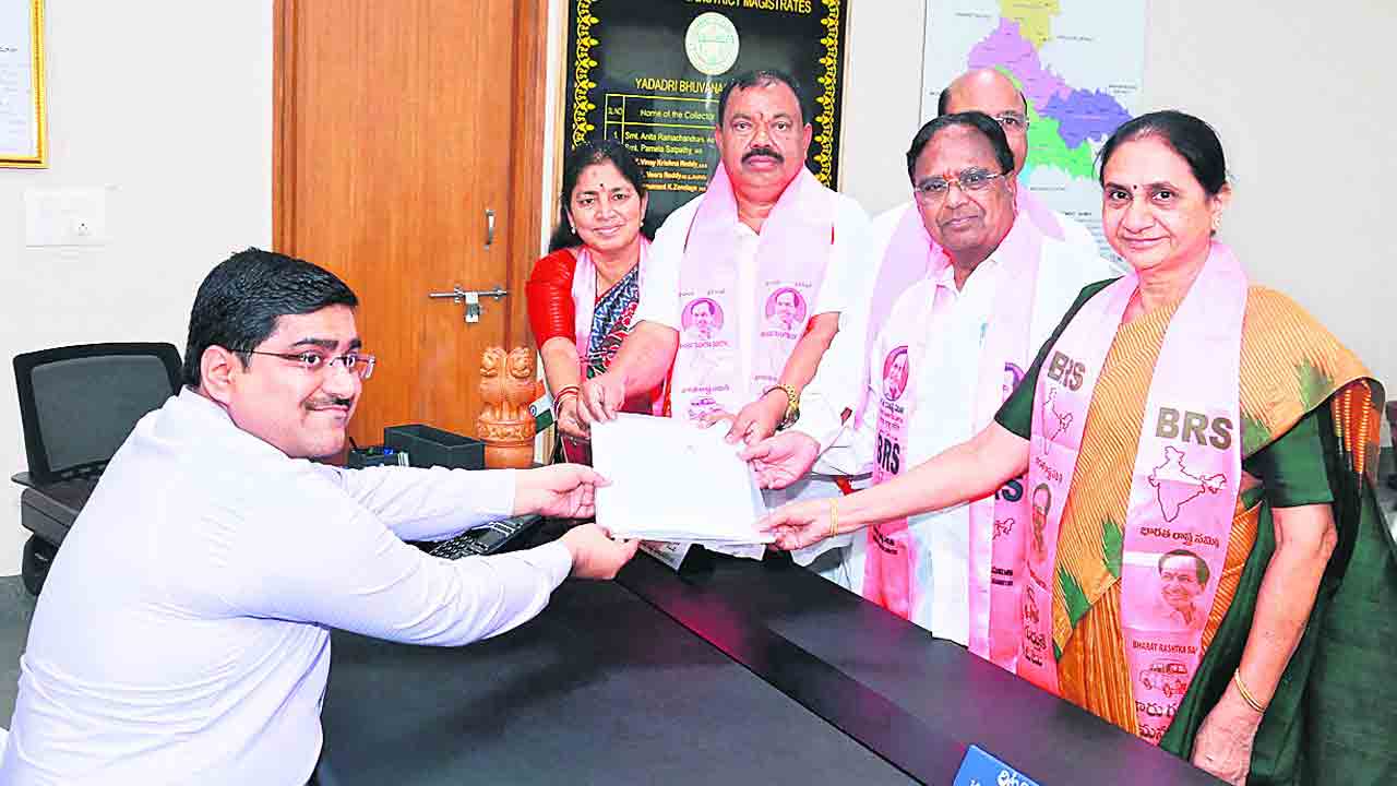 భువనగిరిలో క్యామ మల్లేశ్‌ నామినేషన్‌