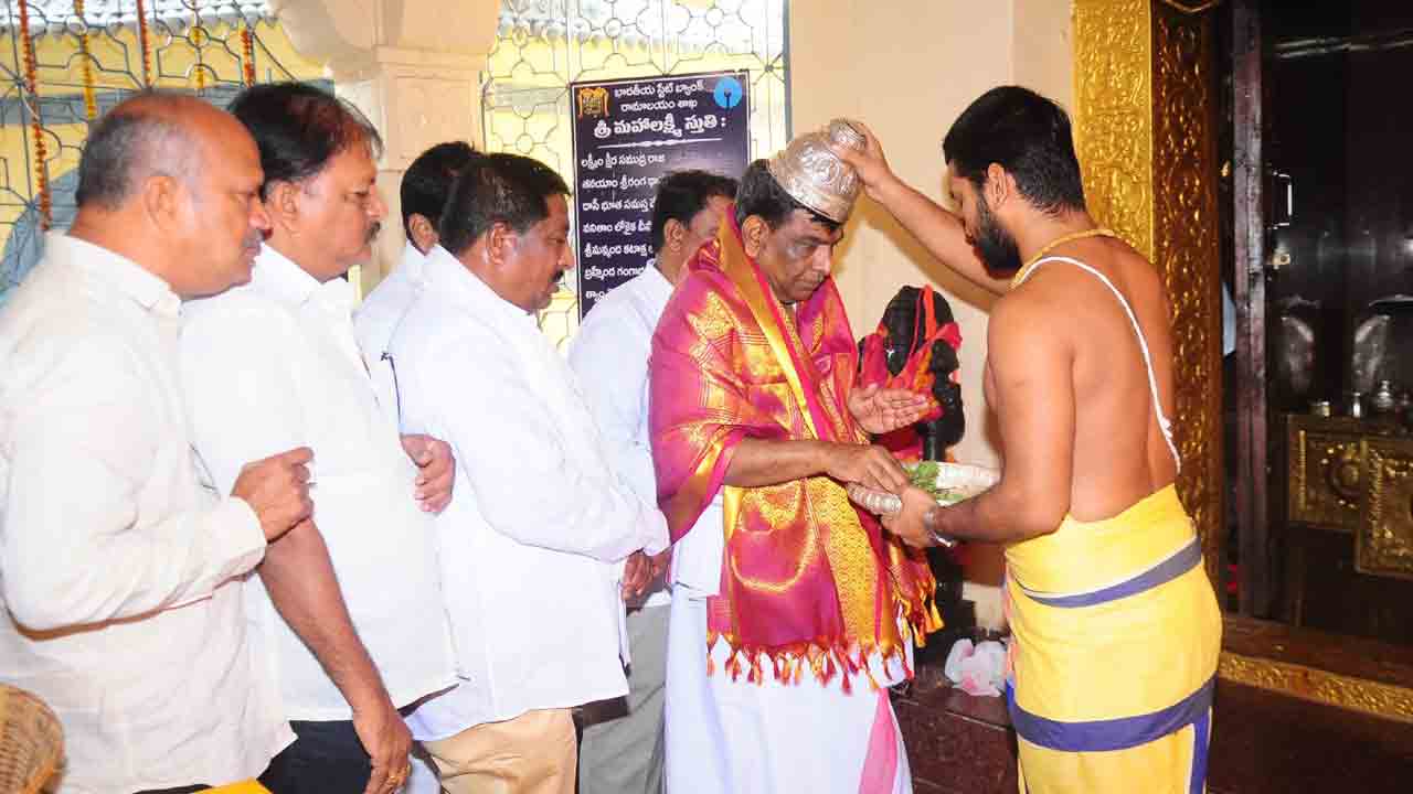 రామయ్య సేవలో ఎంపీ అభ్యర్థి నామా