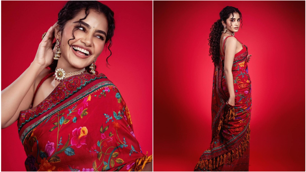 Anupama Parameswaran : రెడ్ శారీలో గుండెల్ని పిండేస్తున్న అనుపమ…