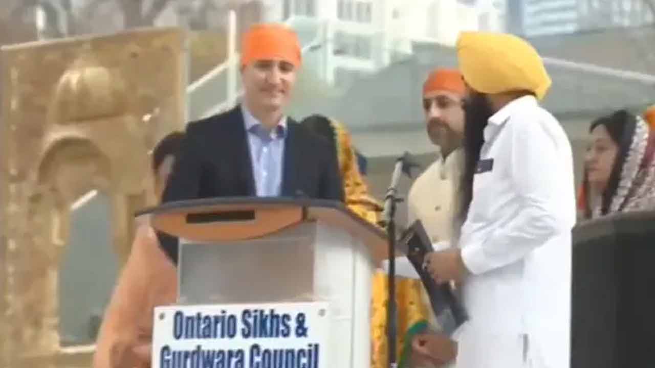 Justin Trudeau | టొరంటోలో ఖల్సా డే వేడుకలు.. ట్రూడో సమక్షంలో ఖలిస్థాన్‌ నినాదాలు
