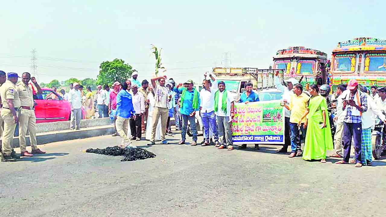 గ్రీన్‌ఫీల్డ్‌ హైవే వద్దే.. వద్దు