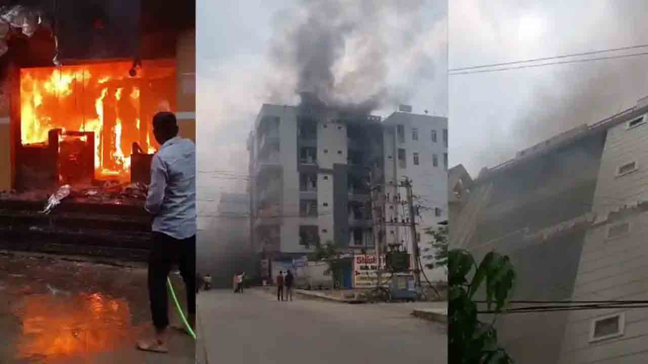 Fire Breaks In Hostel Building | కోటా హాస్టల్ బిల్డింగ్లో అగ్నిప్రమాదం.. 8 మంది విద్యార్థులకు   గాయాలు