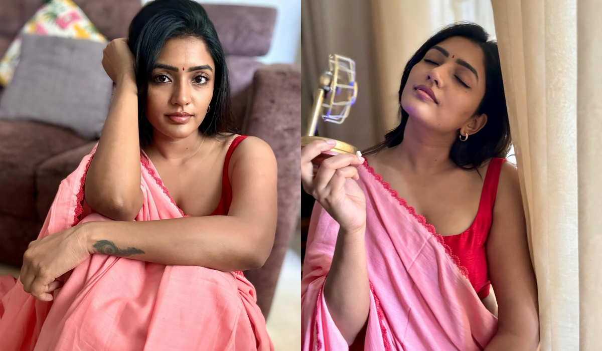 Eesha Rebba | చీరలో మత్తెక్కించే చూపులతో పిచ్చెక్కిస్తున్న ఈషా రెబ్బా