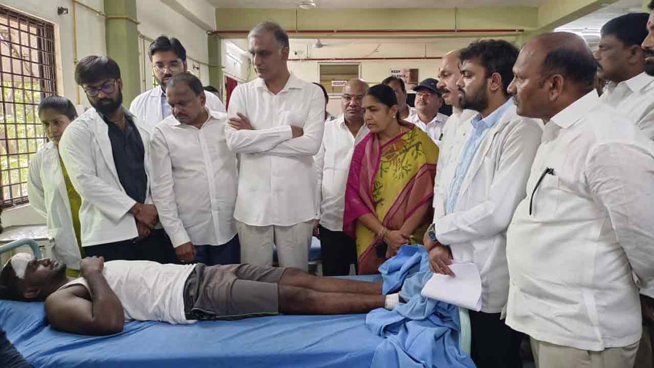 Harish Rao | ఎస్‌బీ ఆర్గానిక్స్‌ ప్రమాద బాధితులను ఆదుకోవడంలో ప్రభుత్వం విఫలం: హరీశ్‌ రావు