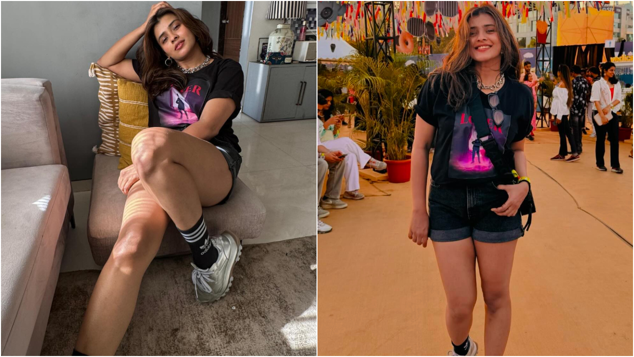 Hebha Patel : పొట్టి నిక్కర్ లో అందాలతో రచ్చ చేస్తున్న హెబ్బా పటేల్