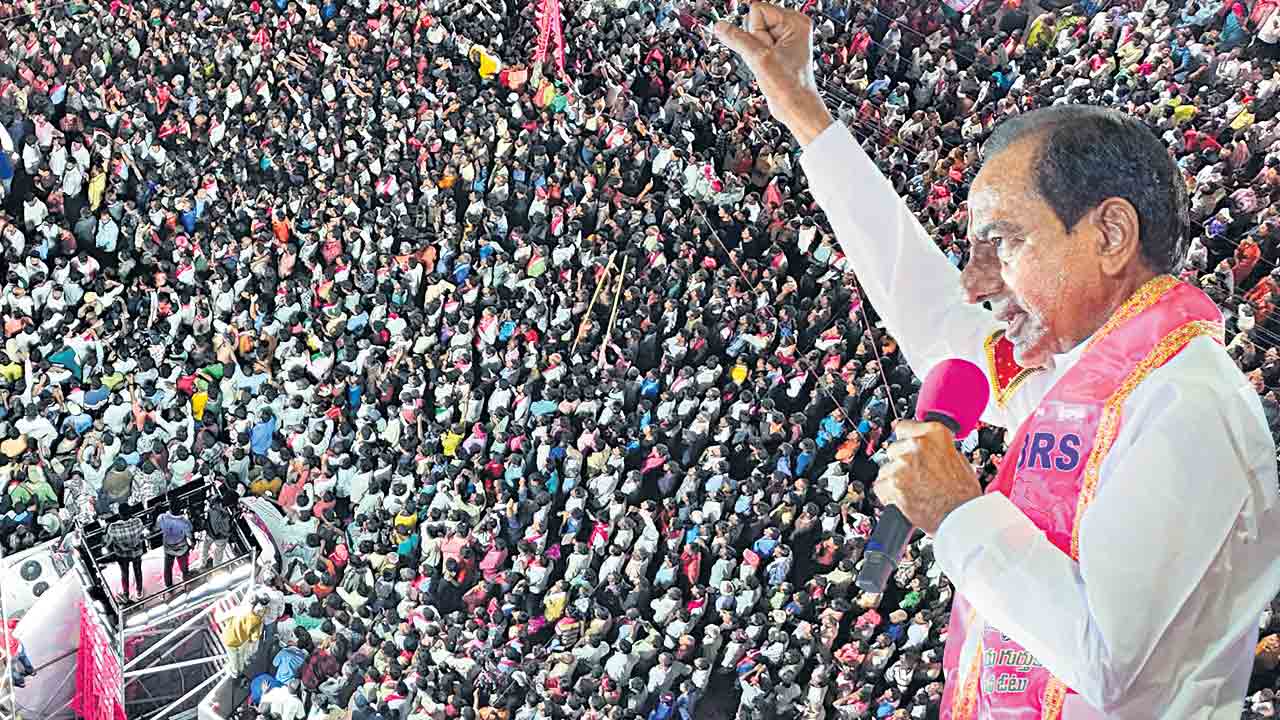 కేసీఆర్‌ రాక కోసం..