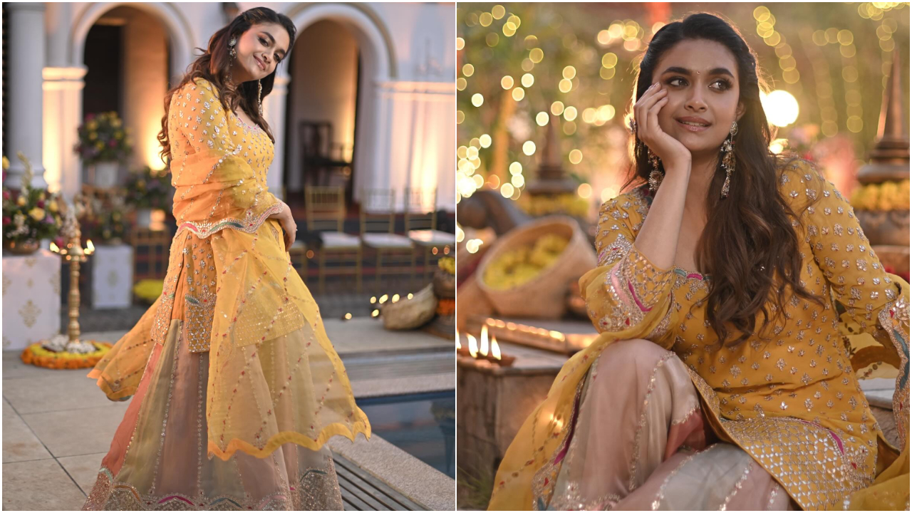 Keerthy Suresh : ప‌సుపు చుడీదార్‌లో ‘నవ్వుల న‌క్ష‌త్రం’లా కీర్తి సురేష్