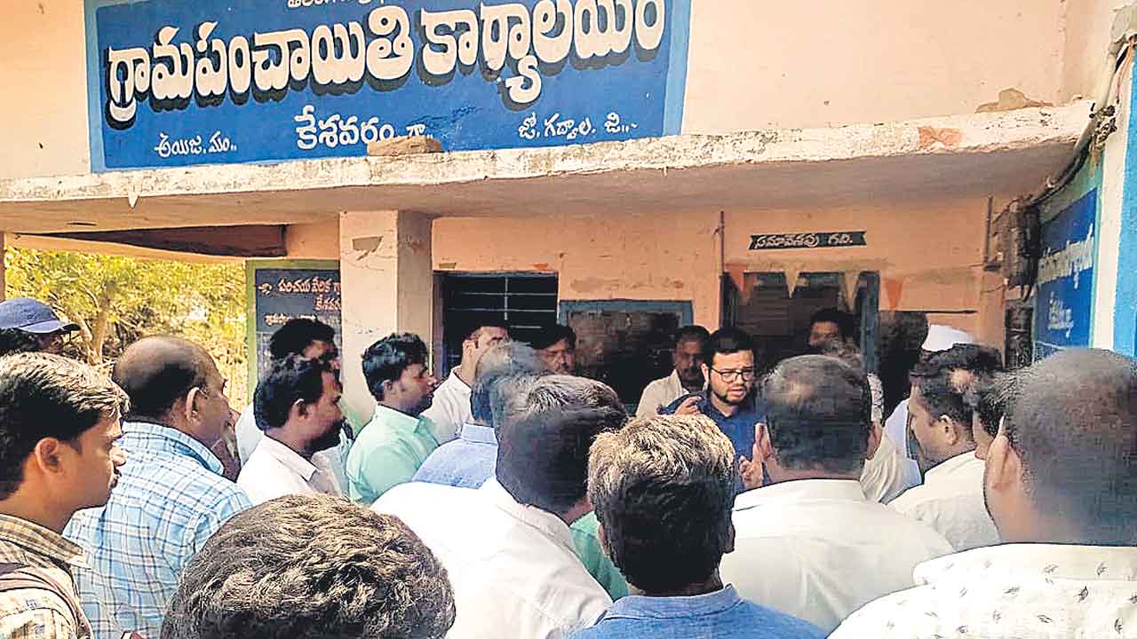 కేశవరం నీటి సమస్యపై కదిలిన యంత్రాంగం