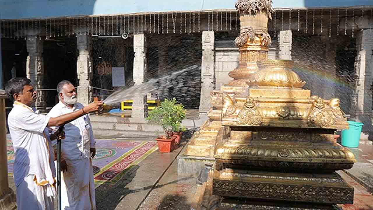 Tirupati | గోవింద‌రాజ‌స్వామివారి ఆల‌యంలో ఘనంగా కోయిల్‌ ఆళ్వార్‌ తిరుమంజనం