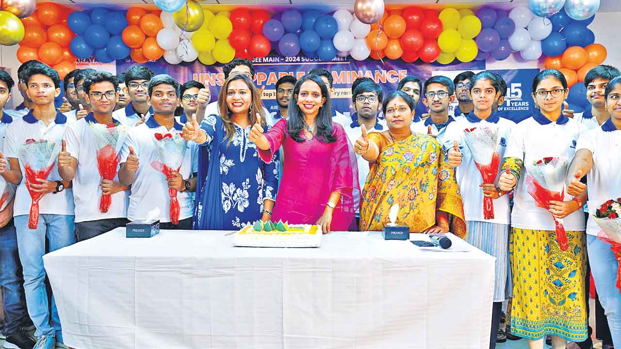 జేఈఈలో నారాయణ హవా