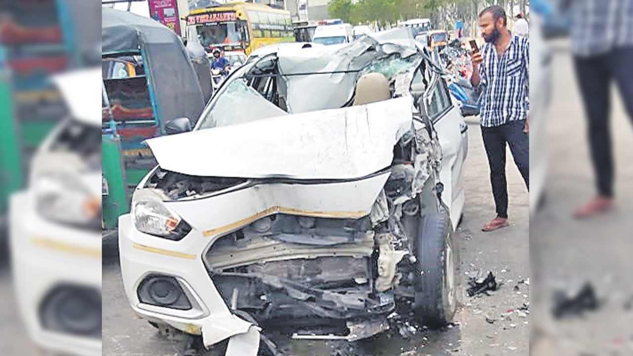 వేర్వేరు ప్రమాదాల్లో ఐదుగురి మృతి