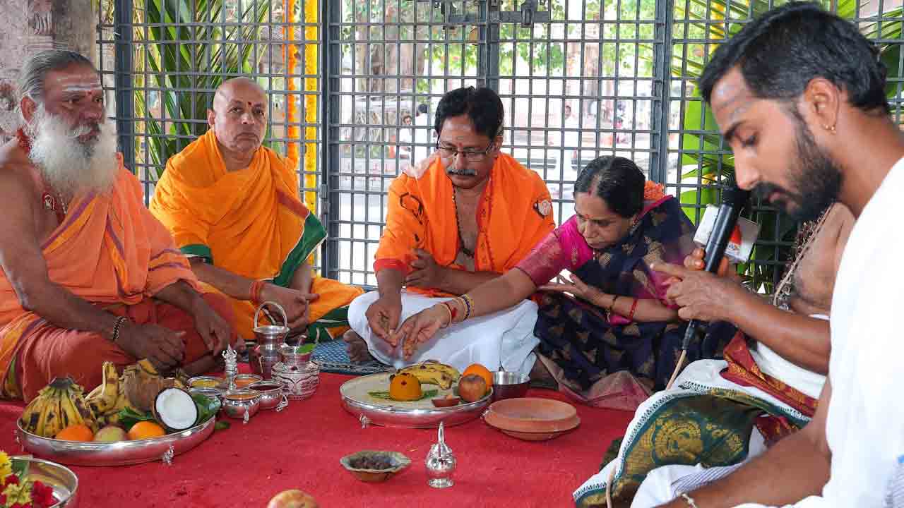 Srisailam | శ్రీశైలంలో ఉగాది మహోత్సవాలు షురూ.. యాగ‌శాల ప్ర‌వేశంతో ఉత్స‌వాల‌కు అంకురార్ప‌ణ‌..!
