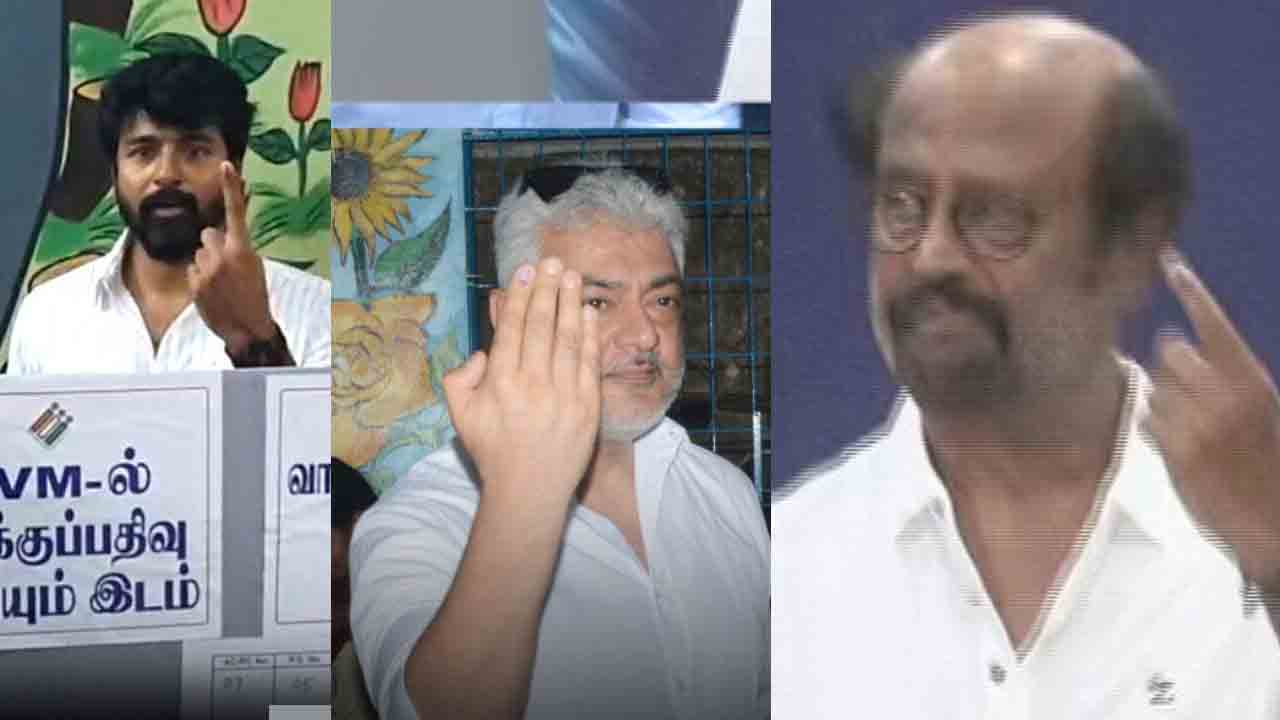 Sivakarthikeyan | ఓటు మన హక్కు.. మీ అభిమాన వ్యక్తికి ఓటేయండి.. ఓటింగ్లో సినీ తారలు