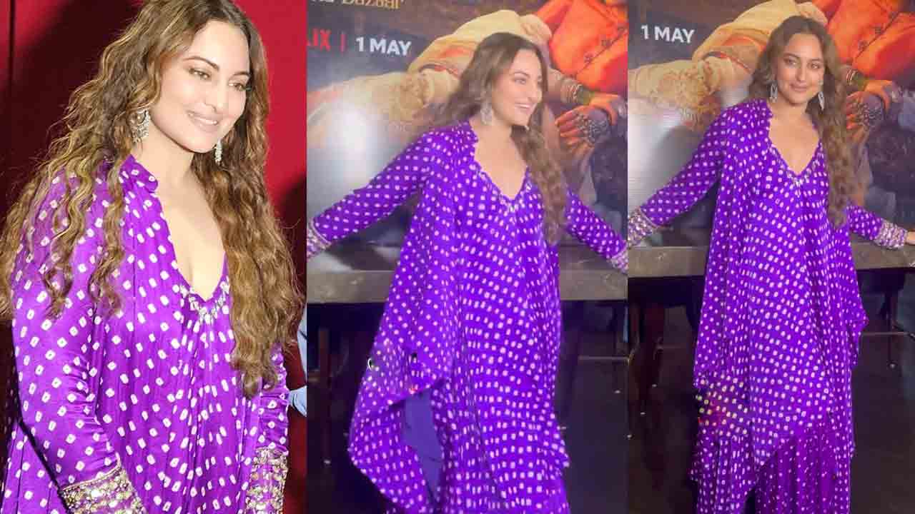 Sonakshi Sinha | హీరామండి ప్రమోషన్స్‌లో సోనాక్షిసిన్హా మెరుపులు.. ట్రెండింగ్‌లో విజువల్స్‌