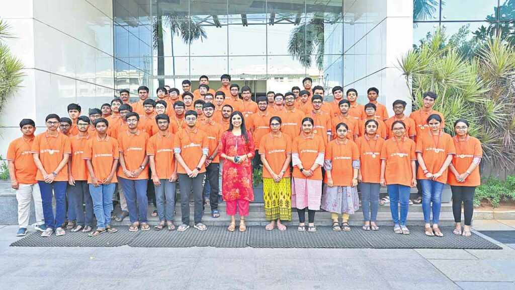 Sri Chaitanya, Students