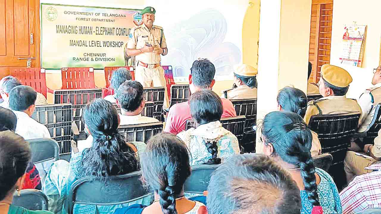ఏనుగుల సంచారంపై అప్రమత్తంగా ఉండాలి