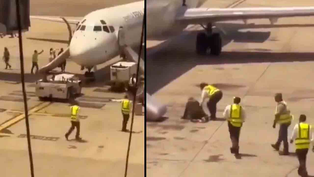 Venezuela | విమానంలో పొగలు.. అత్యవసర స్లైడ్‌ ద్వారా బయటపడుతూ గాయాలపాలైన ప్రయాణికులు