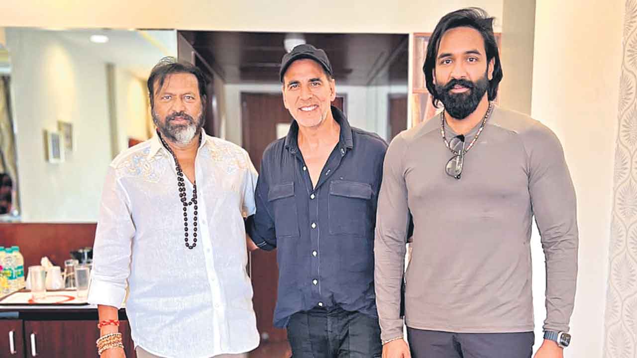 కన్నప్ప సెట్‌లో అక్షయ్‌