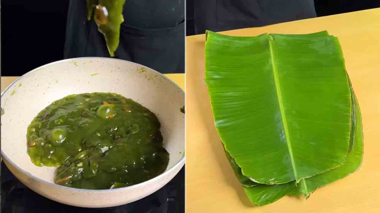 Viral Video | అరిటాకు హ‌ల్వా.. : నెటిజ‌న్ల రియాక్ష‌న్ నెక్ట్స్ లెవెల్‌