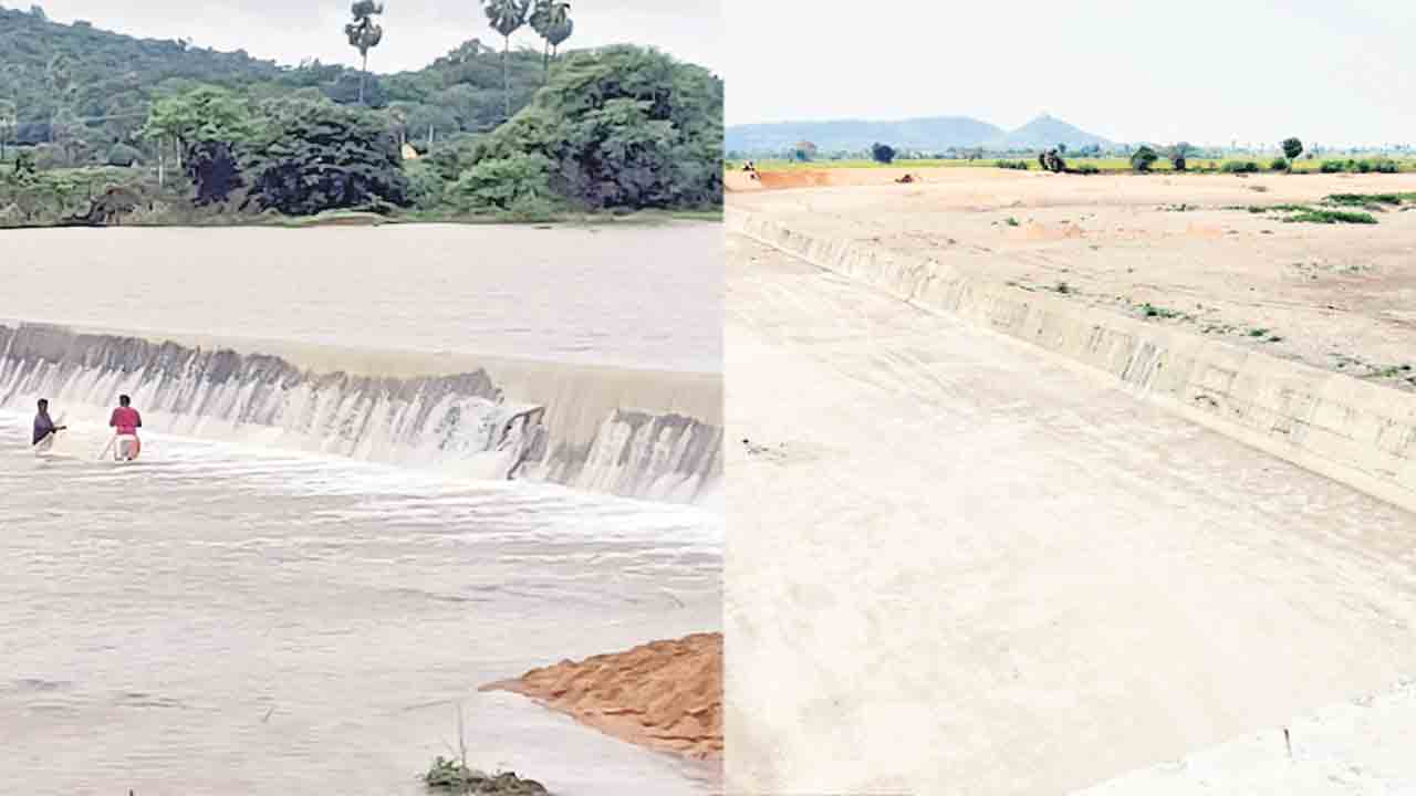 చెక్‌ డ్యాంల కళ చెదిరె..