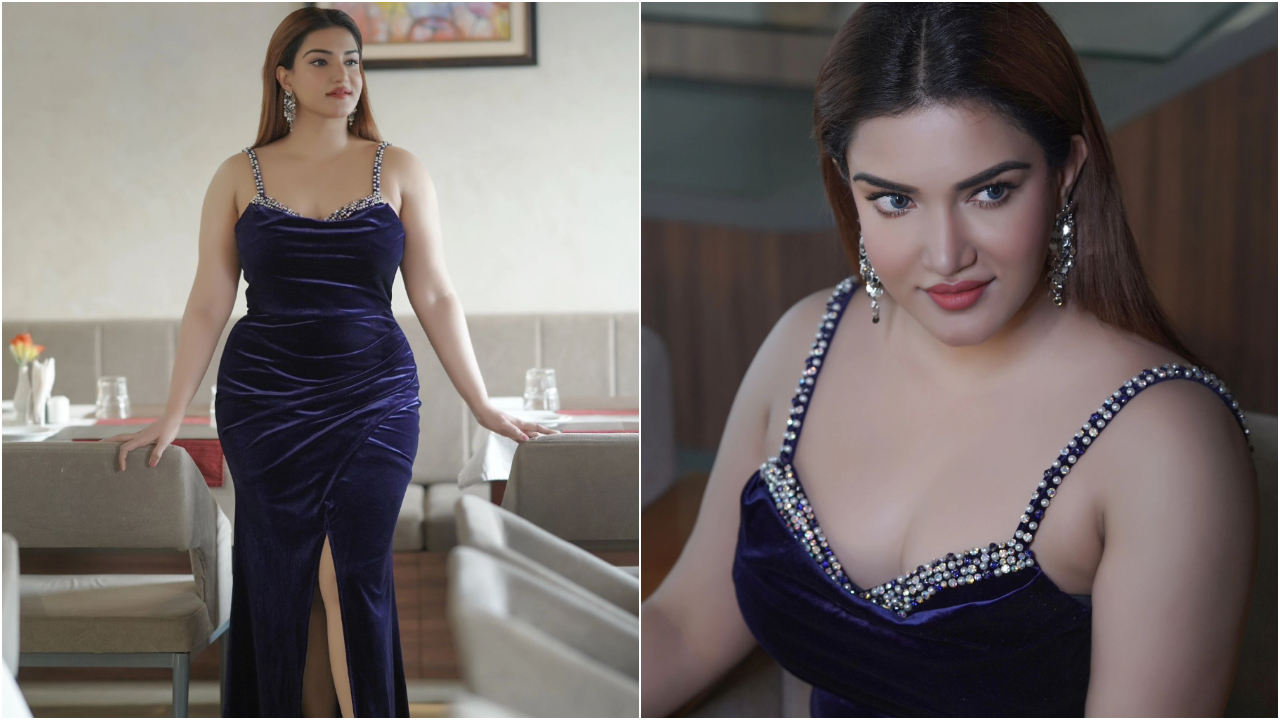 Honey Rose : ట్రెండీ డ్రెస్ లో హనీ రోజ్ అందాల విందు