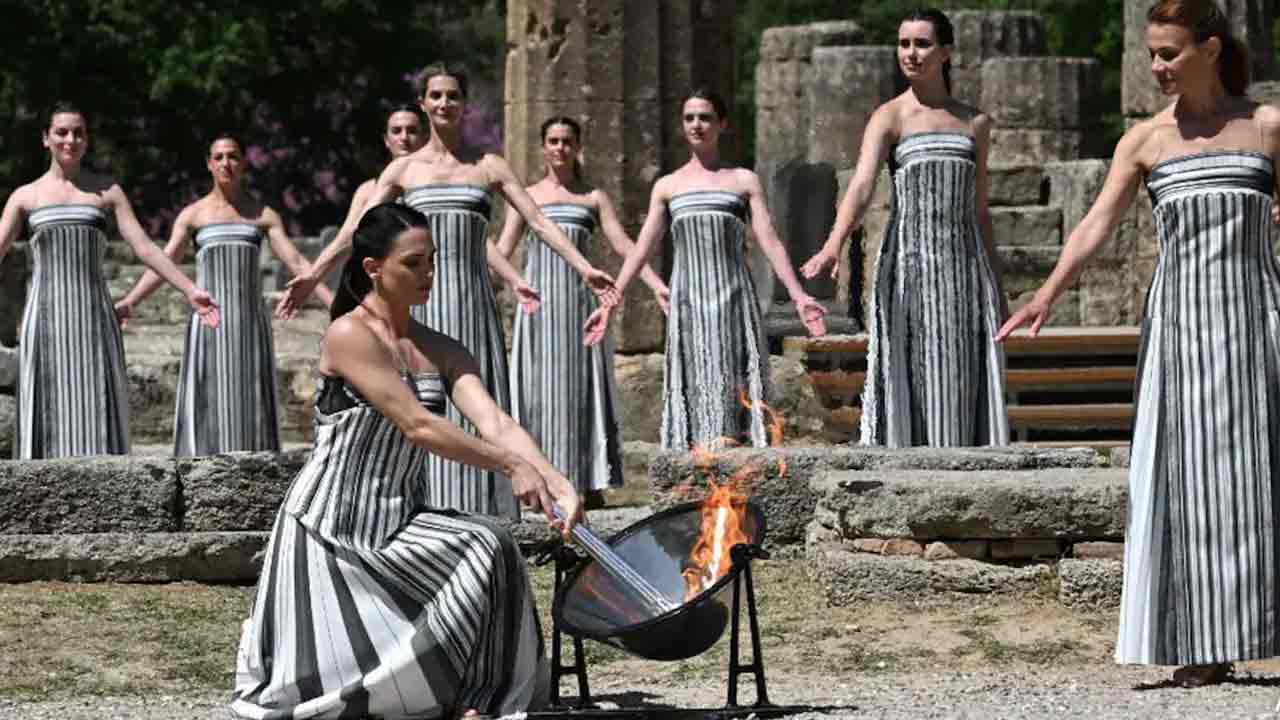 Olympic Flame: ఒలింపియాలో వెల‌గనున్న పారిస్ ఒలింపిక్స్ క్రీడ‌ల జ్యోతి