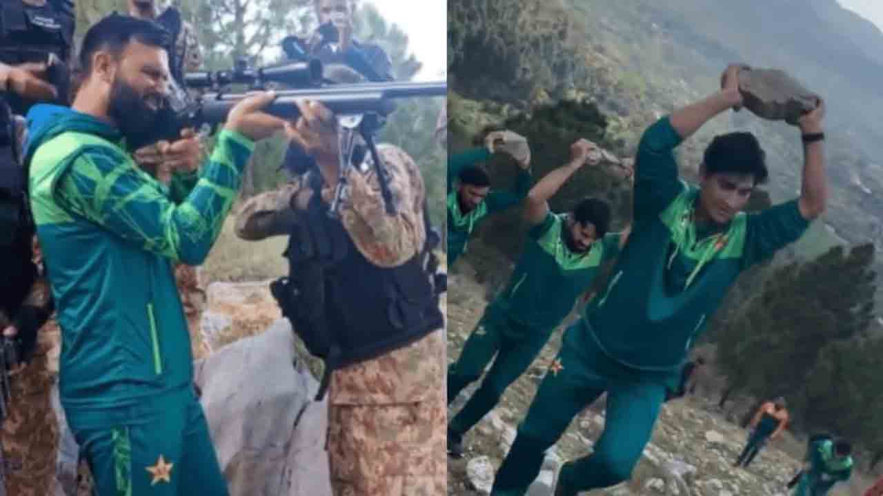 PCB | సైనికుల మాదిరిగా సాహ‌సాలు.. పాక్ క్రికెట‌ర్ల ఒళ్లు హూనం.. వీడియో