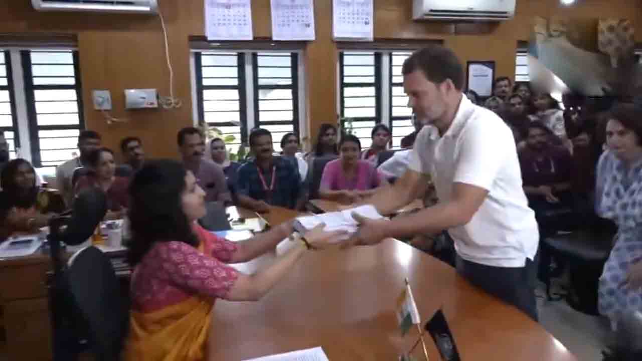 Rahul Gandhi | వ‌య‌నాడ్ నుంచి నామినేష‌న్ దాఖ‌లు చేసిన రాహుల్ గాంధీ