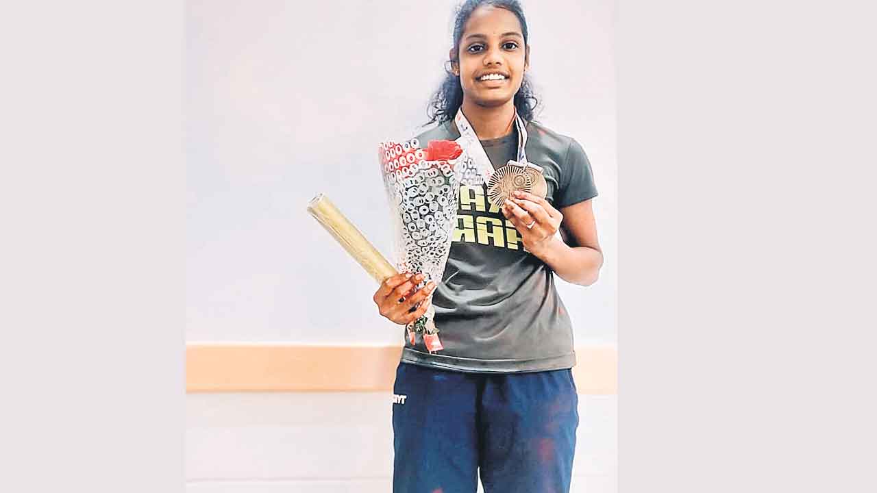 Sai Sangeetha | జాతీయ శిబిరానికి తెలంగాణ యువ అథ్లెట్‌ దొడ్ల సాయిసంగీత