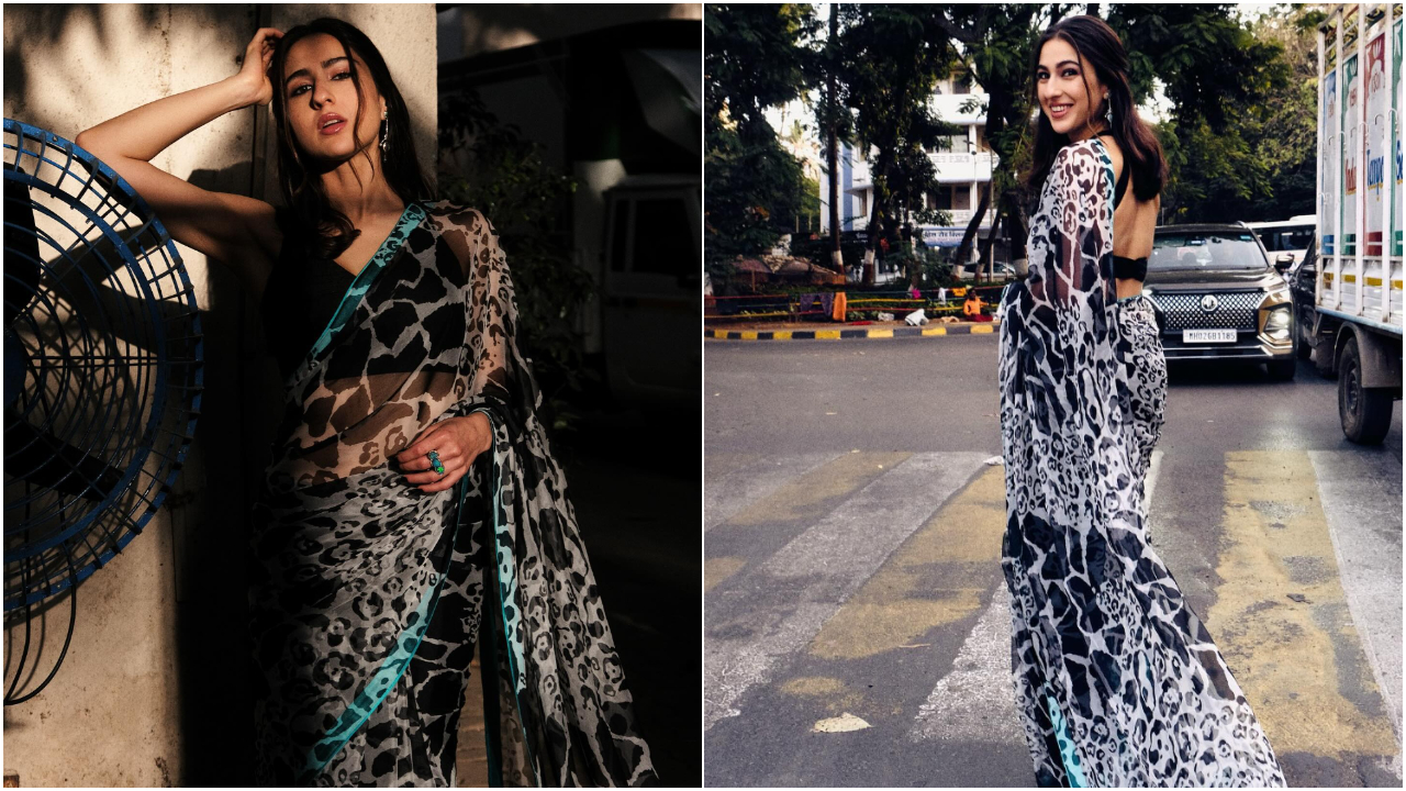 Sara Ali Khan : చీరలో త‌ళుక్కుమ‌న్న‌ సారా అలీ ఖాన్