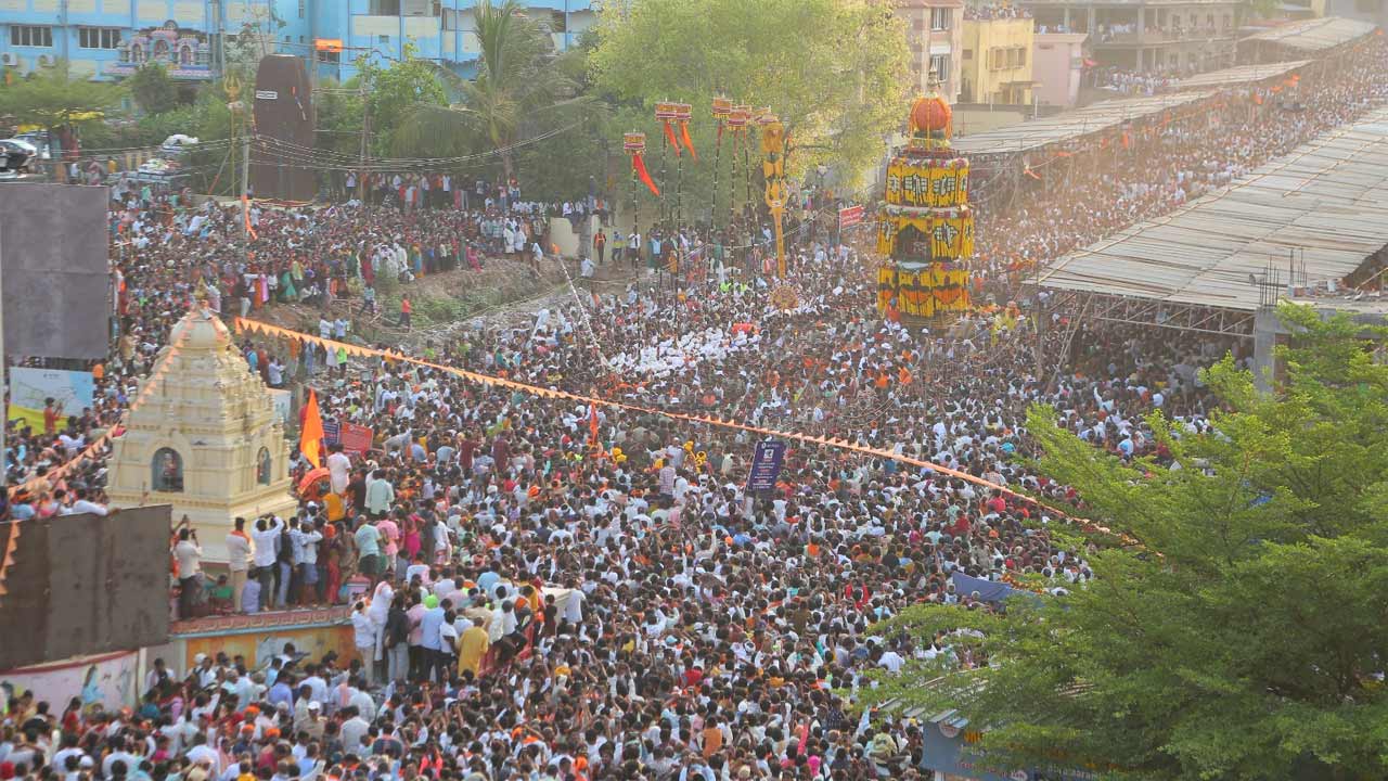 Srisailam | శ్రీశైలంలో జనసందోహం.. కన్నుల పండుగా మల్లన్న రథోత్సవం