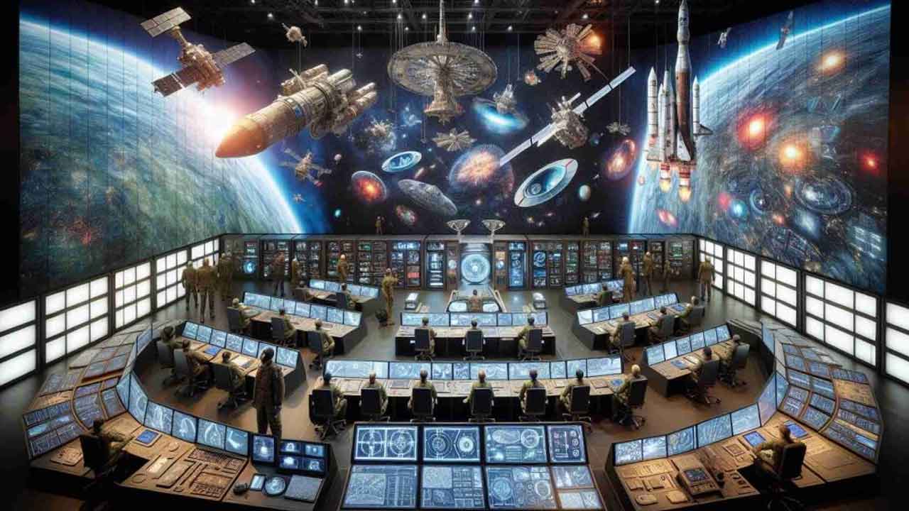 భూ కక్ష్యలో సైనిక విన్యాసాలు!