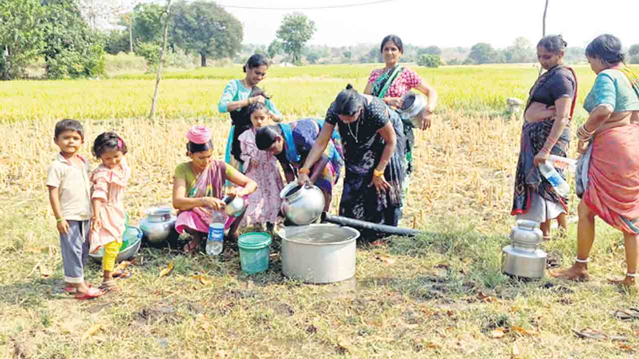 తాగునీటి కోసం తండ్లాట