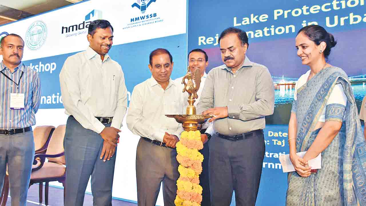 చెరువుల పునరుద్ధరణపై వర్క్‌షాపు