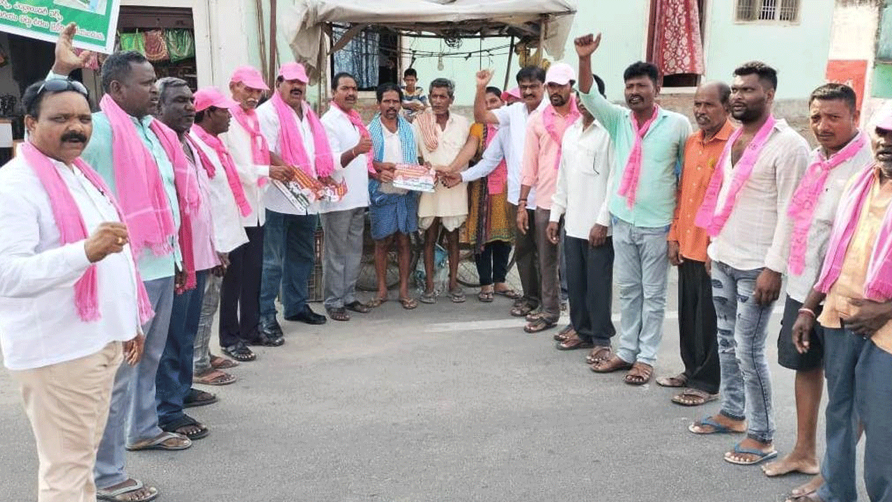 బీఆర్‌ఎస్‌ గెలుపు కోసం ఇంటింటా ప్రచారం