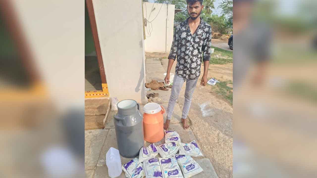 కల్తీ పాల తయారీపై ఎస్‌ఓటీ పోలీసుల దాడి