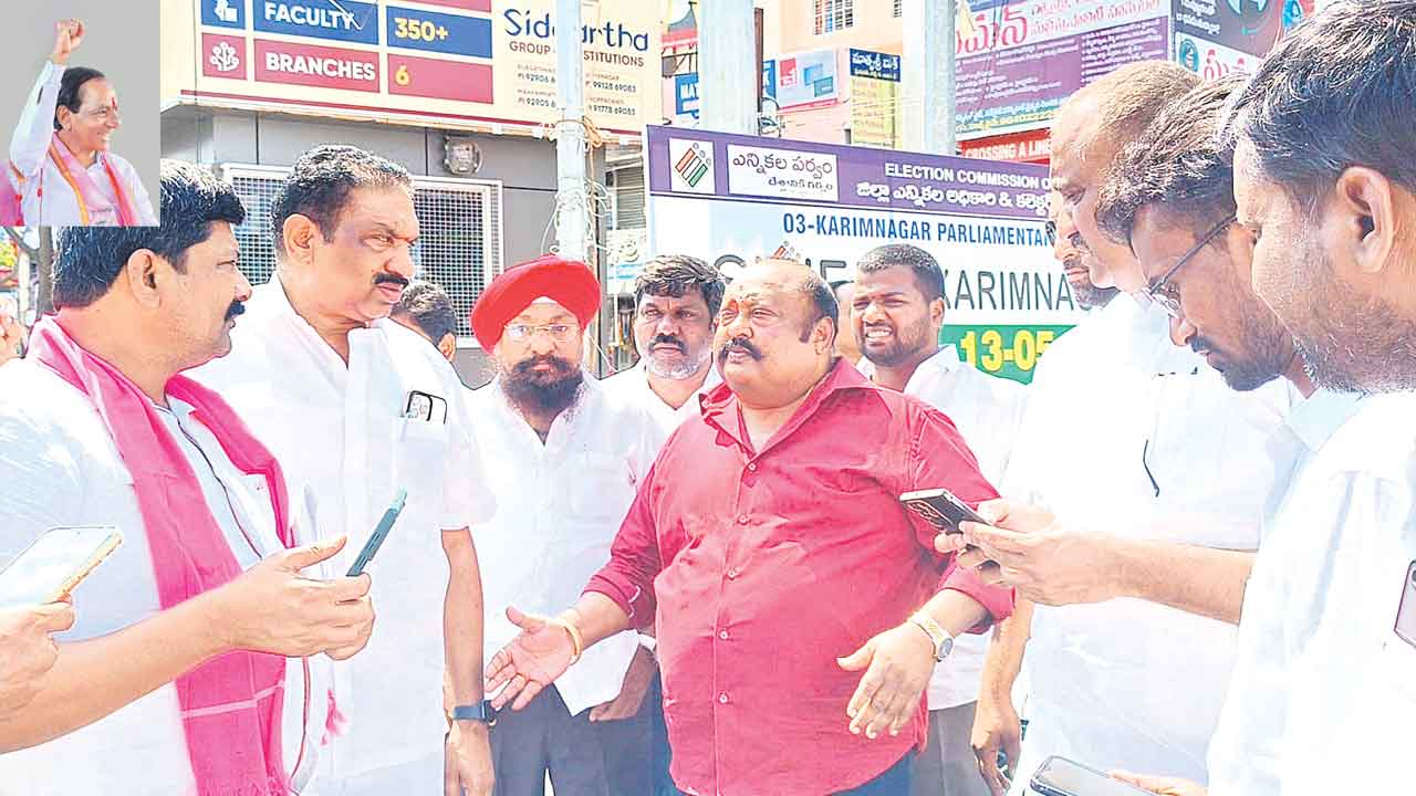 నేడు కరీంనగర్‌లో కేసీఆర్‌ రోడ్‌ షో