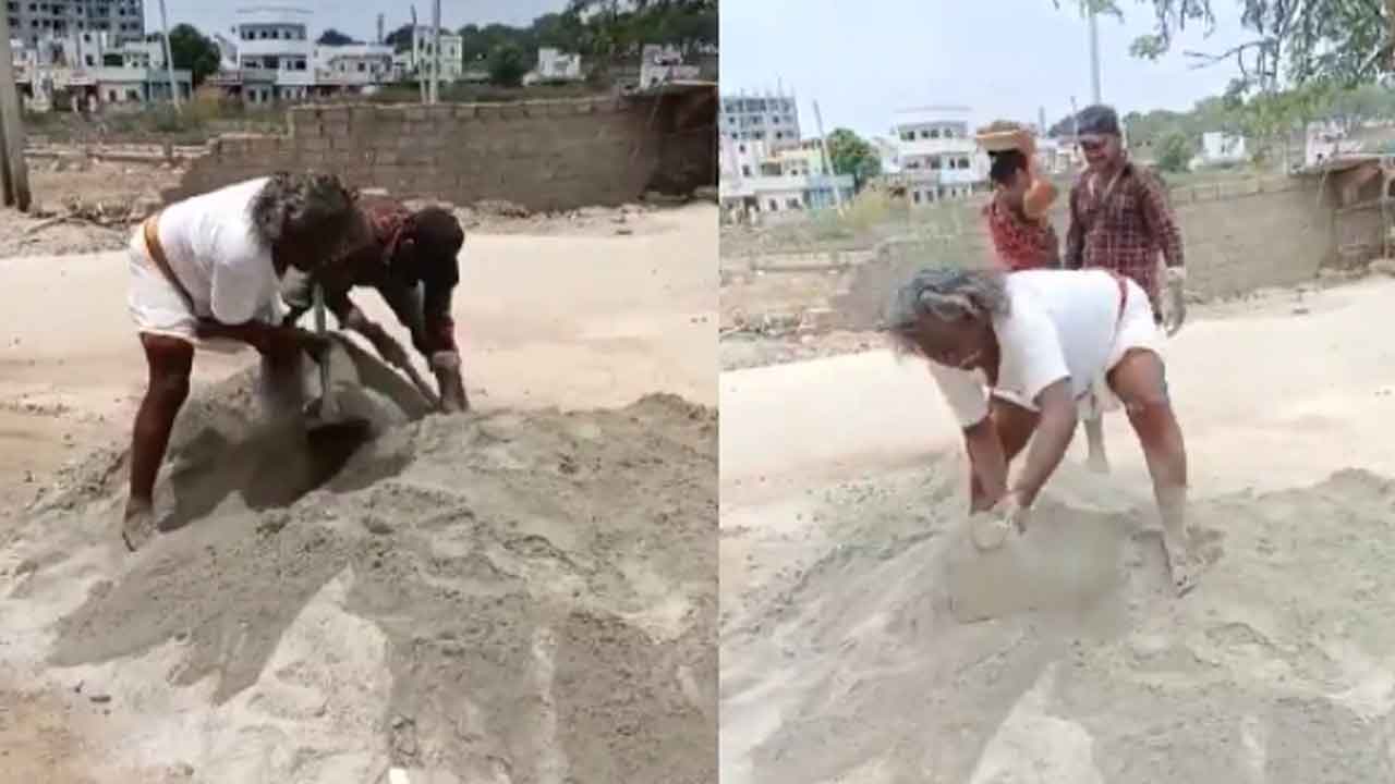 దినసరి కూలీగా కిన్నెర మెట్ల మొగులయ్య