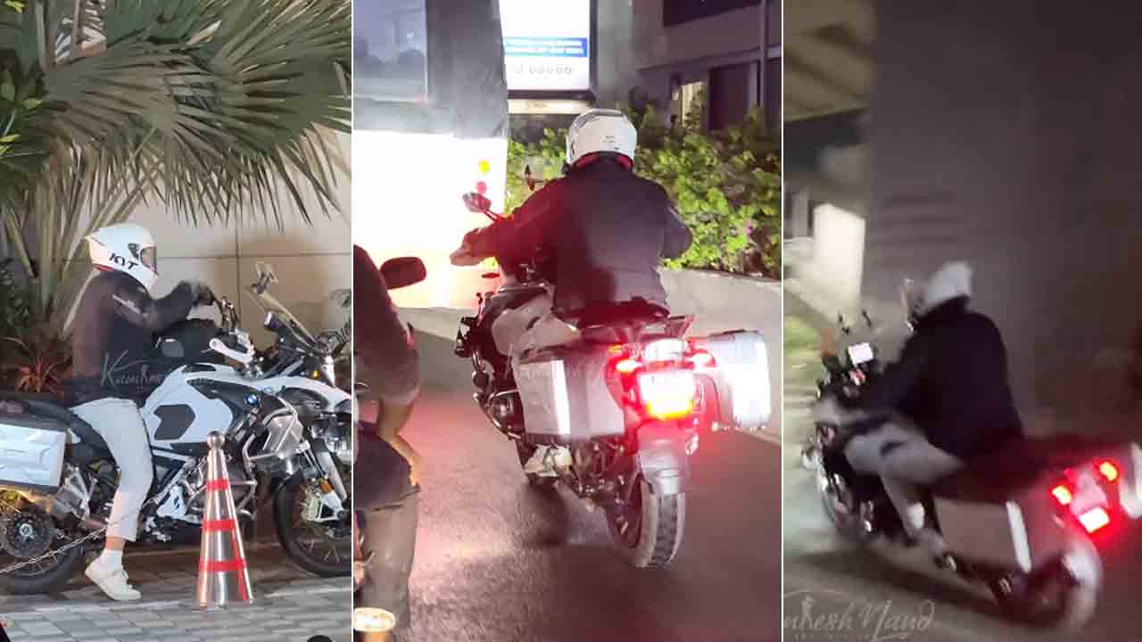 Ajith Kumar | సూపర్‌ బైక్‌పై.. హైదరాబాద్‌ రోడ్లపై చక్కర్లు కొట్టిన అజిత్‌.. VIDEO