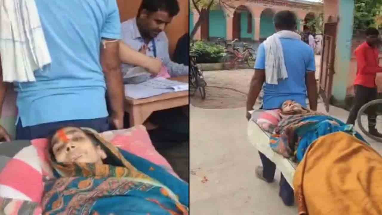 Lok Sabha elections | చివరి దశలో క్యాన్సర్‌ రోగి.. స్ట్రెచర్‌పై పోలింగ్‌ బూత్‌కు వెళ్లి ఓటు వేసింది