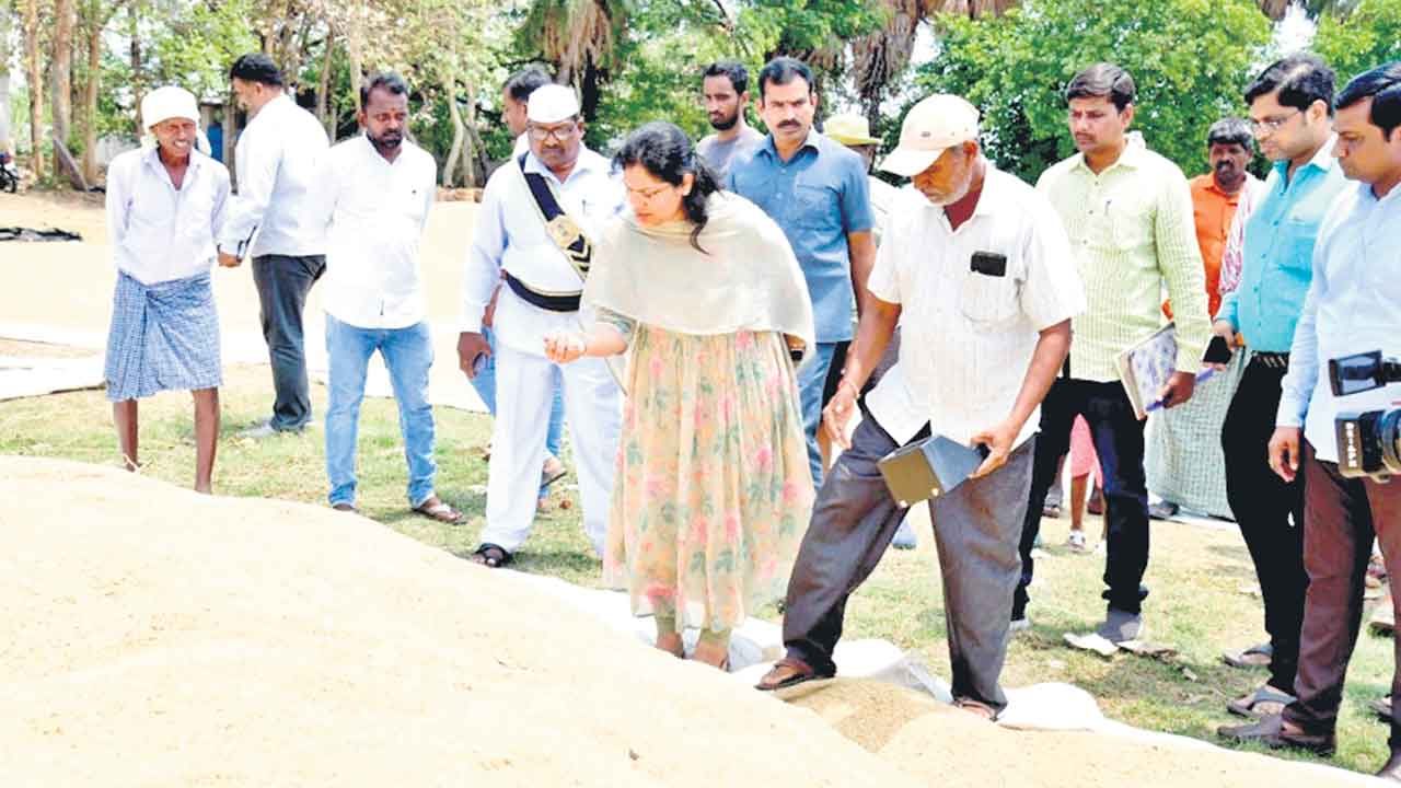 వెంటవెంటనే ధాన్యం మిల్లులకు తరలించాలి