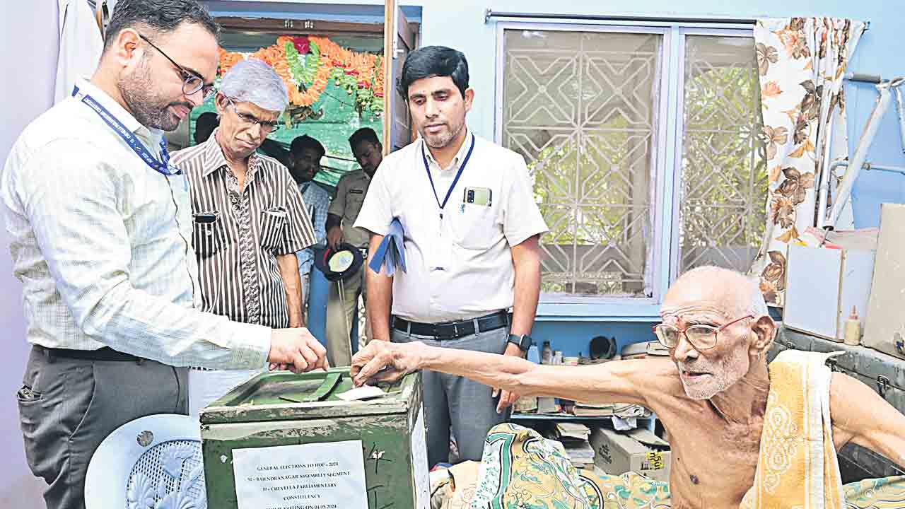 పకడ్బందీగా హోం ఓటింగ్‌