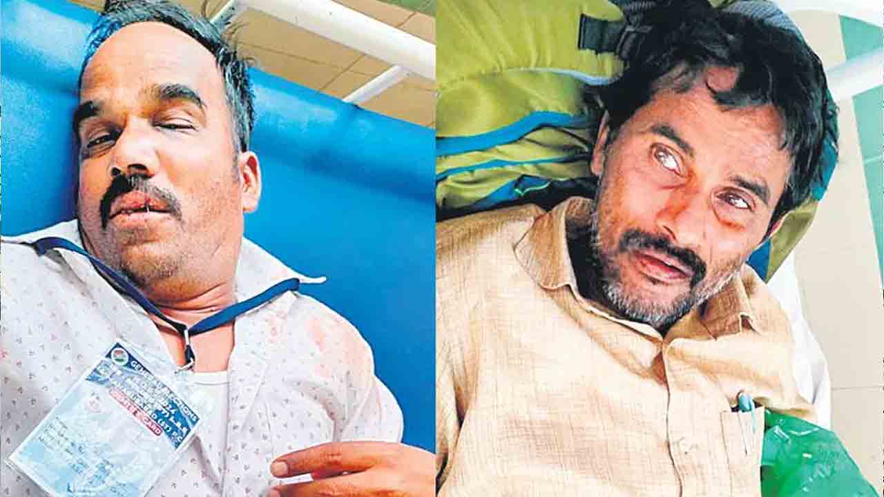 ఇద్దరు ఎన్నికల అధికారులకు తీవ్ర అస్వస్థత