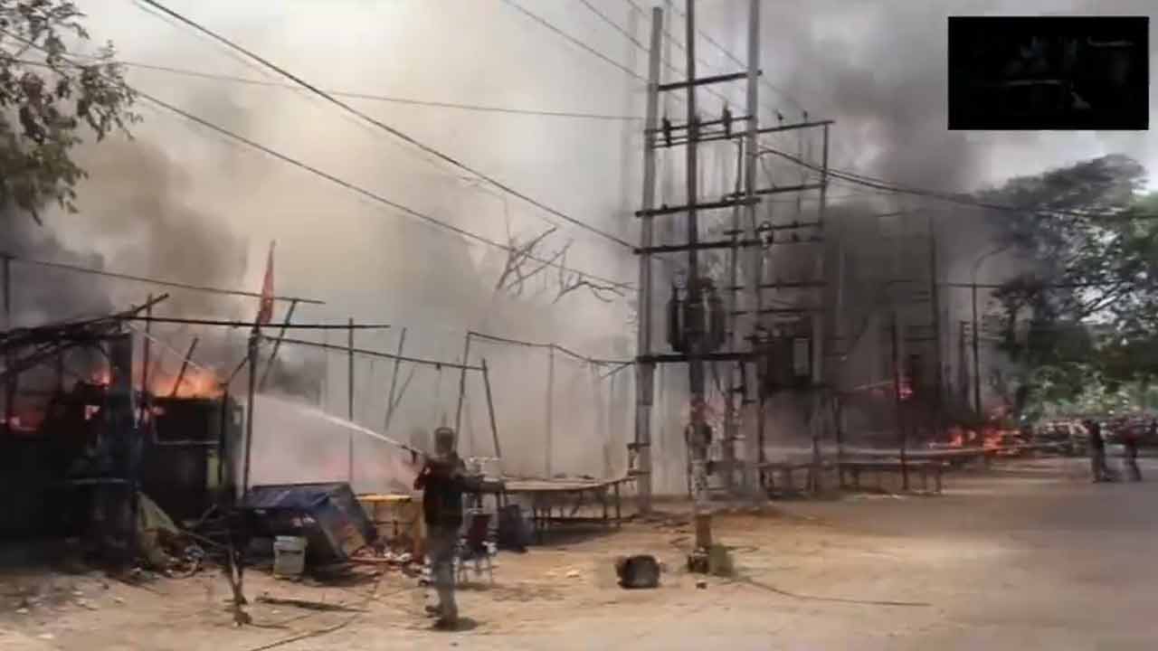 Fire accident | పటియాలా మార్కెట్‌లో భారీ అగ్ని ప్రమాదం.. Video