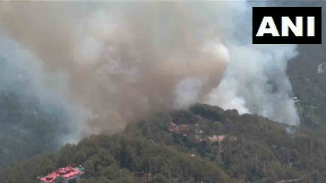 Fire BreakOut | అడ‌విలో ఎగిసిప‌డిన అగ్నికీల‌లు..Video