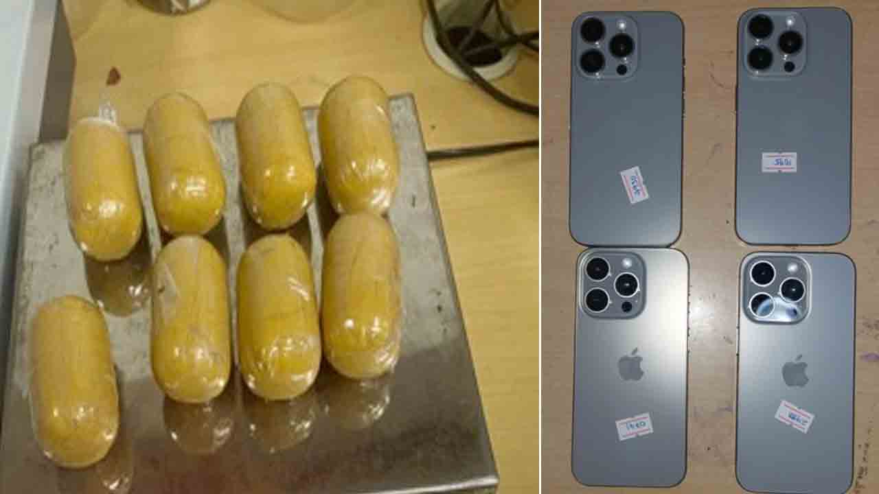 Gold Seized | ముంబై ఎయిర్‌పోర్ట్‌లో 12 కేజీల బంగారం, నాలుగు ఐఫోన్లు పట్టివేత