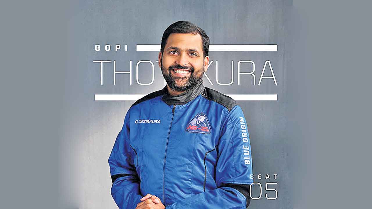 Gopichand Thotakura | రోదసిలోకి తెలుగు వ్యక్తి .. విజయవంతంగా యాత్ర పూర్తిచేసిన గోపీచంద్‌ తోటకూర