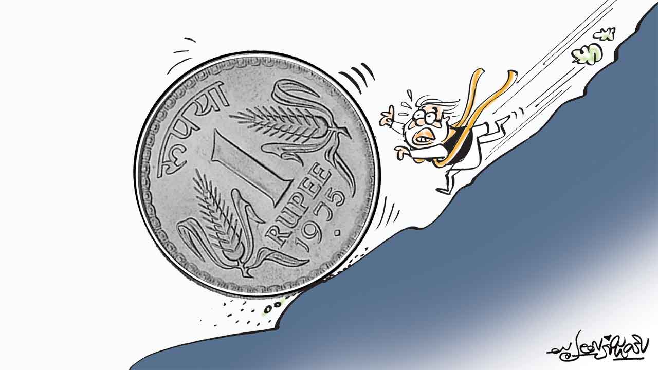 BJP | పాతాళానికి రూపాయి.. బీజేపీ పాలనలో భారీగా పడిపోయిన కరెన్సీ విలువ